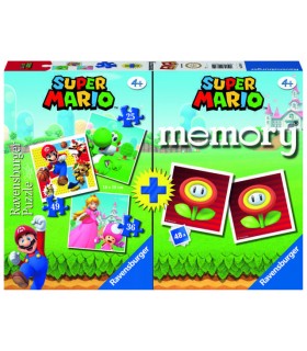 Multipack Memory + 3 Puzzle - Super Mario