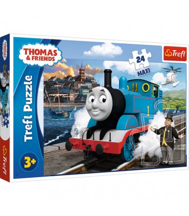 Puzzle da 24 Pezzi Maxi - Thomas and Friends: Felice Giornata di Thomas