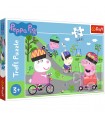 Puzzle da 24 Pezzi Maxi - Peppa Pig: L'Attiva Giornata di Peppa