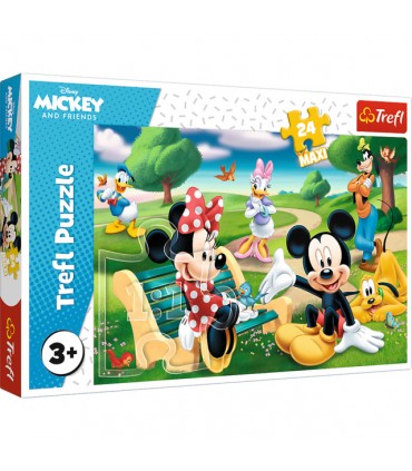 Puzzle da 24 Pezzi Maxi - Disney: Topolino e Amici