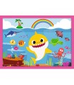4 Puzzle in 1 Baby Shark Famiglia di Squali