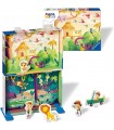 2 Puzzle da 24 Pezzi Puzzle & Play - Spedizione nella Giungla