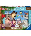 Puzzle da 24 Pezzi - Gigante da Pavimento: Masha e Orso
