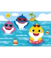 Puzzle da 24 Pezzi Maxi - Supercolor: Baby Shark