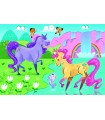 2 Puzzle da 20 Pezzi - Unicorni Brillianti