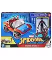 Spider-Man - Spider-Mobile con personaggio 15 cm Miles Morales