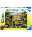 Puzzle da 200 Pezzi XXL - Animali della Savana