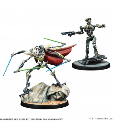 Star Wars: Shatterpoint - Appetite for Destruction - Set Generale Grievous e Droidi - Gioco Strategico - Miniature da Montare - 