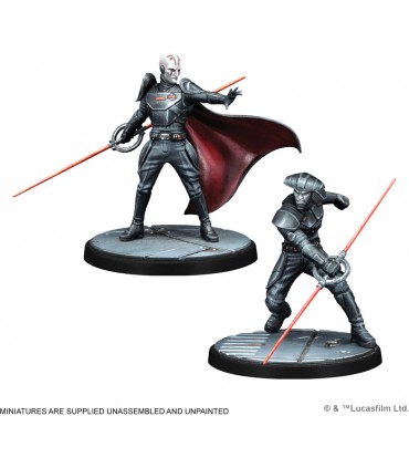 Star Wars - Shatterpoint - Jedi Hunters - Gioco Strategico per 2 Giocatori, Miniature da Montare, 120 Min, Inglese