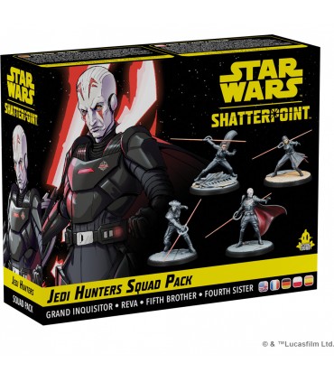 Star Wars - Shatterpoint - Jedi Hunters - Gioco Strategico per 2 Giocatori, Miniature da Montare, 120 Min, Inglese