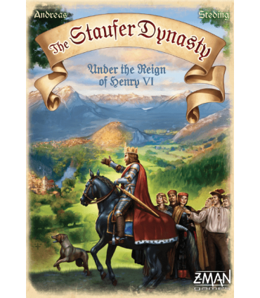 La Dinastia Staufer - Gioco da Tavolo Strategico Medioevale per 2-5 Giocatori, 90 Minuti di Intrigo e Conquista - Z-Man Games