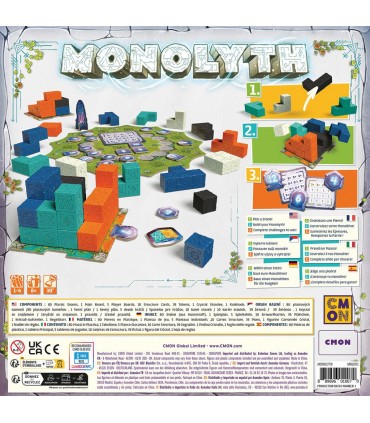 Monolyth - Gioco di Strategia Creativa per Famiglie e Amici, 1-4 Giocatori, 30 Minuti di Divertimento, Età 8+