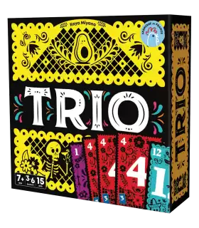 Trio - Gioco di Carte Strategico e di Intuizione per Famiglie e Amici | 2-5 Giocatori, 15 Minuti, Italiano, Kaya Miyano