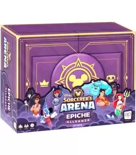 Disney Sorcerer's Arena - Epiche Alleanze di Asmodee | Gioco da Tavolo Strategico per 2-4 Giocatori | Età 13+ | 35 Minuti di Gi