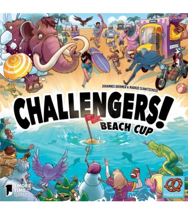 Challengers! Beach Cup - Gioco da Tavolo di Gestione Mazzo per 1-8 Giocatori, Divertimento Strategico al Mare, Edizione 2023!