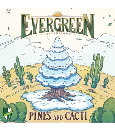 Evergreen: Pines and Cacti - Espansione Strategica per Giochi da Tavolo, 1-4 Giocatori, 45 Minuti di Divertimento!