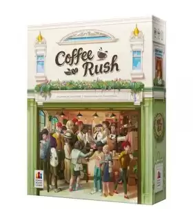 Coffee Rush: Gioco di Strategia per Famiglie, Diventa il Miglior Barista! (2-4 Giocatori, 30 Minuti, 8+)