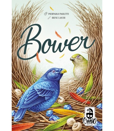 Bower - Gioco da Tavolo Creativo per 2 Giocatori - Costruisci il Tuo Nido di Uccelli Giardinieri - 8+ Anni, 25 Minuti di Gioco