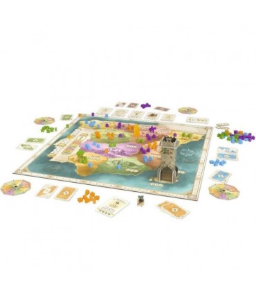 El Grande - Nuova edizione danneggiata | Gioco di strategia medievale 2-5 giocatori, 90 min, 8.4 GYF, con espansioni aggiuntive!