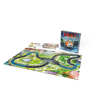 Heat - Pioggia Battente: Corse Anni '60, Gioco Strategico per 1-7 Giocatori, Emozioni e Adrenalina in Famiglia!