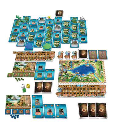 Pirati di Maracaibo - Gioco da Tavolo Avventura nei Caraibi per 1-4 Giocatori, Strategia e Esplorazione, 90 Minuti di Divertimen