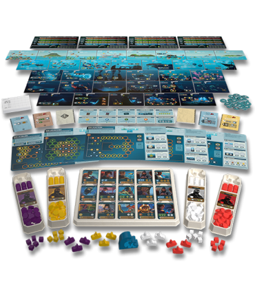 Endeavor: Abissi Marini - Gioco da Tavolo di Esplorazione Oceania per 1-4 Giocatori, Sostenibilità e Divertimento