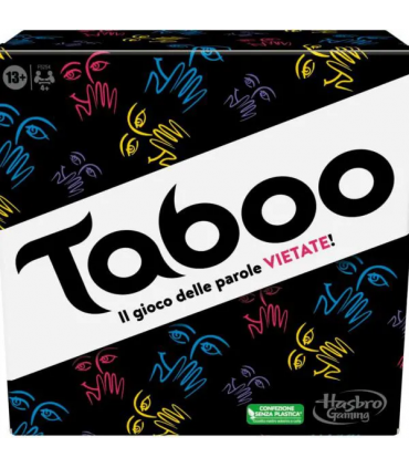 Taboo - Gioco delle Parole Vietate per Feste | Divertimento per 4-10 Giocatori, 20 Minuti di Creatività e Risate!