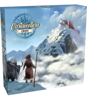 Cartaventura - Lhasa - usato: Gioco di carte esplorativo, 1-6 giocatori, 60 min, storia di Alexandra David-Neel, ottime condizio