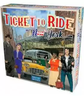 Ticket to Ride - New York - Usato in Ottime Condizioni | Gioco da Tavolo di Strategia per Famiglia - 2-5 Giocatori, 60 Minuti di