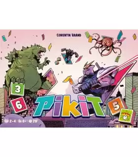 Pikit - Gioco di Strategia per Bambini, 2-4 Giocatori, 20 Minuti, Kaijū e Mecha, Età 8, Voto GYF 6.9