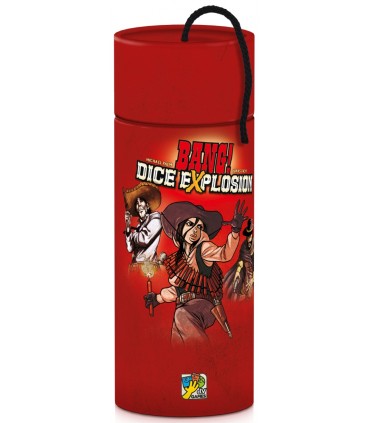 BANG! Dice Explosion - Gioco di Dadi per Famiglie, Avventura nel Selvaggio West, 3-8 Giocatori, Strategia e Fortuna!