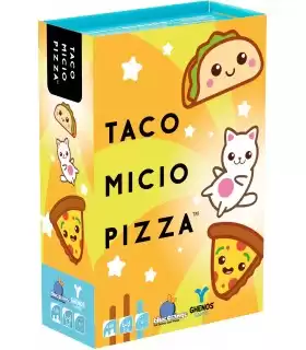 Taco Micio Pizza - Gioco di Memoria e Velocità per 2-8 Giocatori, Divertimento Familiare di 15 Minuti, Età 8+ - Ghenos Games