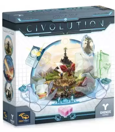 Civolution - Gioco da Tavolo Strategico per 1-4 Giocatori, Sviluppa la Tua Civiltà in 150 Minuti - Ghenos Games