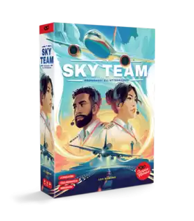 Sky Team - Gioco Cooperativo per 2 Giocatori: Avventura Aerea Strategica, Atterra in Aeroporti Mondiali!