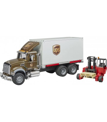MACK Granite camion UPS portacontainer con muletto 