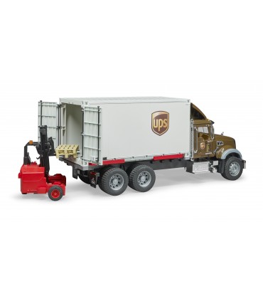 MACK Granite camion UPS portacontainer con muletto 
