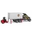 MACK Granite camion UPS portacontainer con muletto 