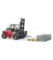  Linde HT160 muletto con pallet e 3 ceste