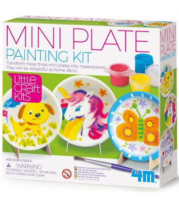 Creatività e Fantasia - Mini Piatti Kit per Dipingere