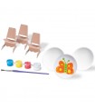 Creatività e Fantasia - Mini Piatti Kit per Dipingere