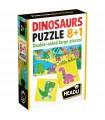 Puzzle 8+1 Dinosaurs