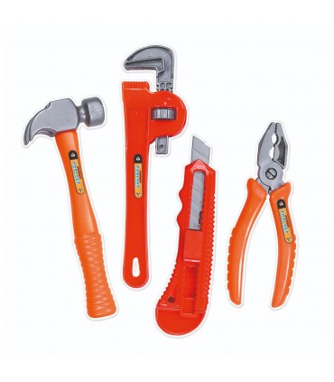 Maxi Brico - Playset Attrezzi da Lavoro 15 Pezzi