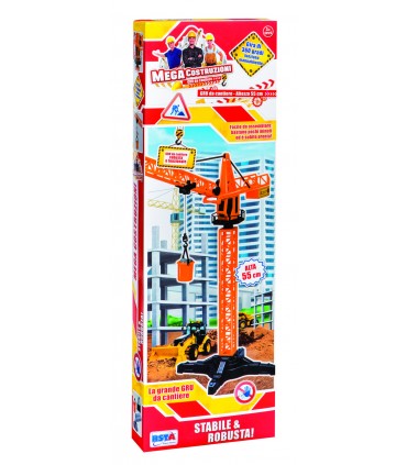 Mega costruzioni - gru da cantiere 55 cm funzione manuale