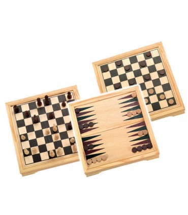 Scacchiera 7 Giochi in 1 Scacchi Dama