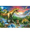 Puzzle da 100 Pezzi XXL - Dinosauri Preistorici