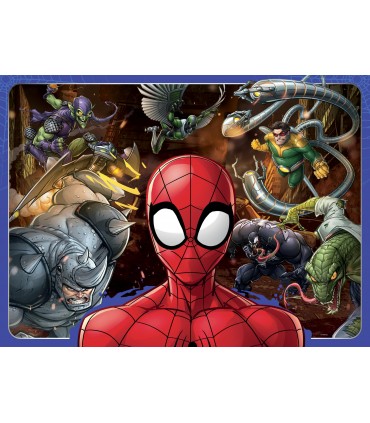 Puzzle da 100 Pezzi XXL - Spider-Man e Nemici