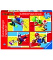 4 Puzzle da 100 Pezzi - Super Mario 
