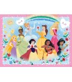 Puzzle da 100 Pezzi XXL Glitter - Disney Princess