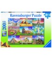 Puzzle da 200 Pezzi XXL - Monumenti del Mondo