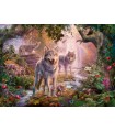 Puzzle da 1000 Pezzi - Fantasy: Lupi d'estate